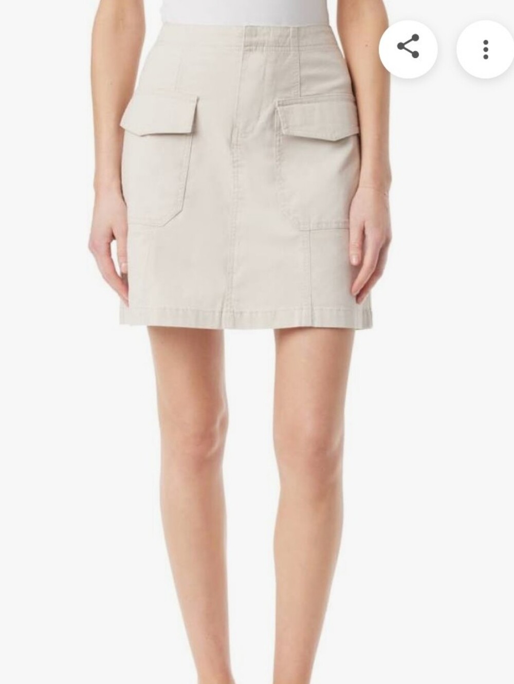 Gloria Vanderbilt Women's Cargo Skort - Beige Brand New